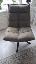 Draaifauteuil Clayton van Leenbakker - ZGAN kleur groen, Huis en Inrichting, Fauteuils, Ophalen, Minder dan 75 cm, Zo goed als nieuw