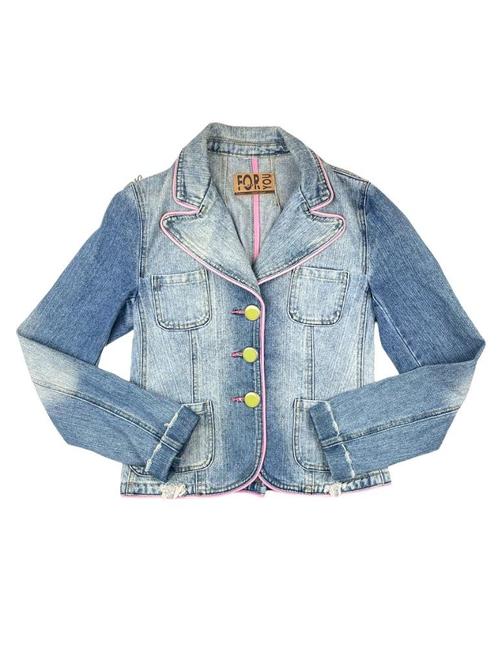 Jones New York dames spijkerjas, Kleding | Dames, Jassen | Zomer, Gedragen, Maat 38/40 (M), Blauw, Verzenden