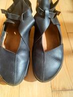 Zwarte leren Trippen 'Ballerina' maat 40, Kleding | Dames, Schoenen, Zwart, Ophalen of Verzenden, Gedragen, Trippen
