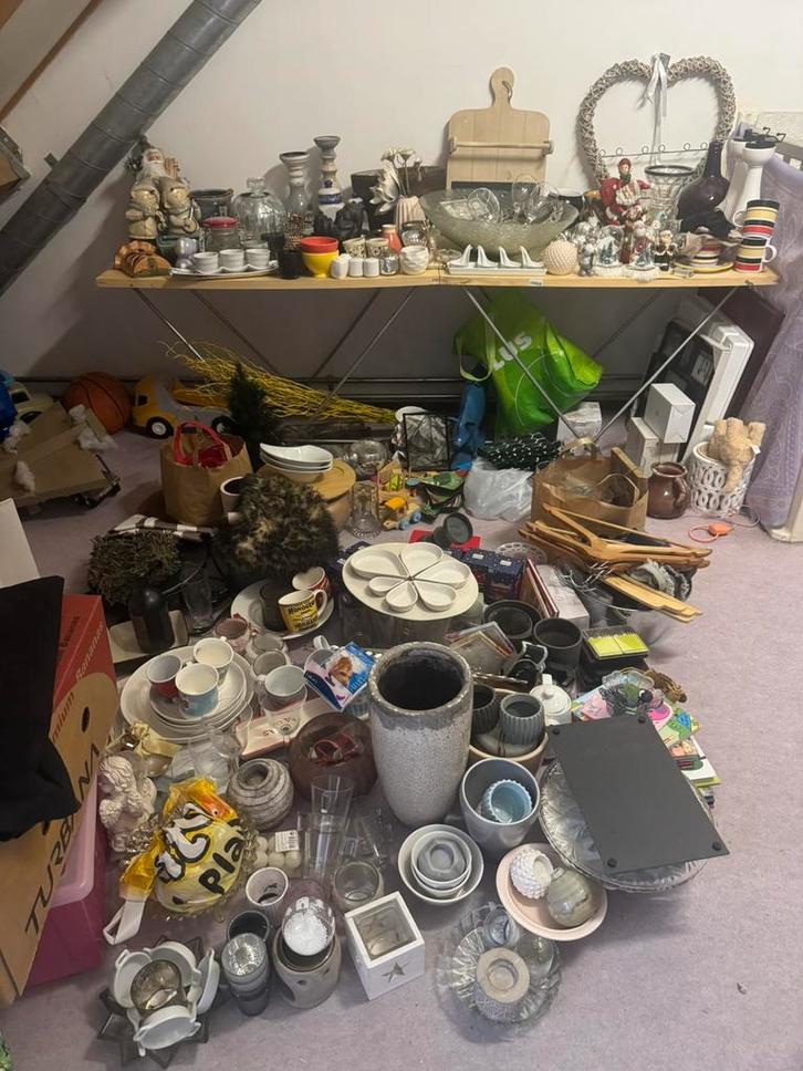 Partij rommelmarkt spullen., Diversen, Rommelmarktspullen, Zo goed als nieuw, Ophalen