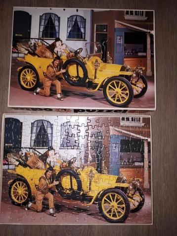 Jumbo puzzel oldtimer / indiaan, Clipper 140 stukjes vintage