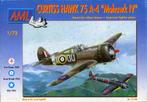 Curtiss Hawk 75A-4 ‘Mohawk IV’., Overige merken, 1:72 tot 1:144, Ophalen of Verzenden, Zo goed als nieuw