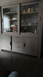 Eetkamer tafel en kast met 2 banken, 150 tot 200 cm, 25 tot 50 cm, 50 tot 100 cm, Ophalen of Verzenden