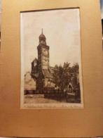 Ets St. Nicolaaskerk Utrecht C.M. v. d. Woerd., Antiek en Kunst, Ophalen