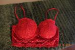 [Nieuw] H&M diep rode bustier (bh), maat 75B, H&M, Ophalen of Verzenden, Rood, BH