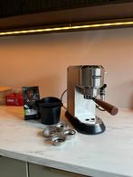 Delonghi Dedica Espressomachine + Accessoires, Witgoed en Apparatuur, Koffiezetapparaten, Espresso apparaat, Gemalen koffie, Ophalen of Verzenden