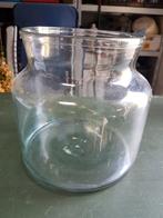 Glazen Vaas - 22cm Hoog, Ophalen, Gebruikt, Overige kleuren, Glas
