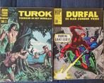 2 oude stripboeken : TUROK & DURFAL, Gelezen, Ophalen of Verzenden, Meerdere stripboeken