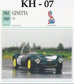 Kh7 autokaart ginetta g4 ( 1961 - 1969 ), Ophalen of Verzenden, Zo goed als nieuw, Auto's