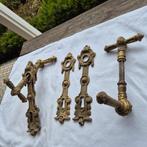 2x antieke kasteel klinken / deurklinken, Ophalen of Verzenden