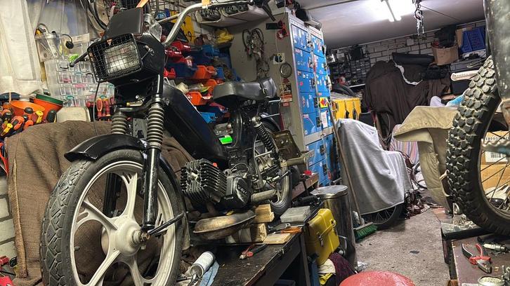 Tomos a35 (project) blauw kenteken, Fietsen en Brommers, Brommers | Tomos, Zo goed als nieuw, Standard, Ophalen