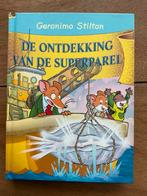 Geronimo Stilton - De ontdekking van de superparel, Fictie algemeen, Geronimo Stilton, Ophalen of Verzenden, Zo goed als nieuw