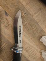 Solingen Germany made Silver Black Hunter knife jachtmes, Verzenden, Gebruikt