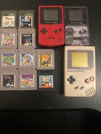 Gameboy Collectie: 2 Colors, 1 Classic + 10 Games, Spelcomputers en Games, Ophalen of Verzenden, Gebruikt, Game Boy Color, Met games