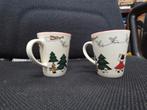 Set van 2 Mason's Kerst Mokken, Huis en Inrichting, Keuken | Servies, Ophalen of Verzenden, Zo goed als nieuw, Overige stijlen