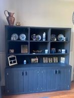 Stoere vakkenkast steigerhout, Huis en Inrichting, Kasten | Buffetkasten, Ophalen, 200 cm of meer, 200 cm of meer, Overige houtsoorten