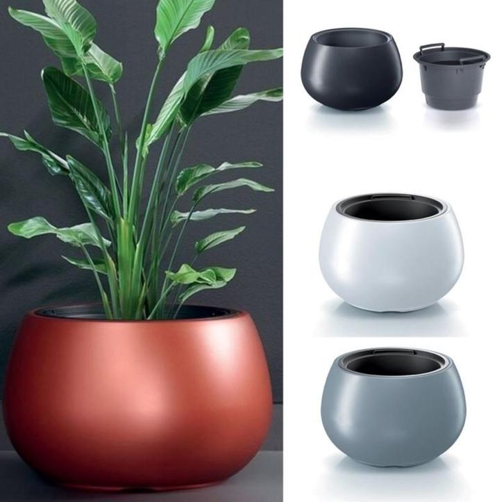 Bloembakken en Plantenbakken Bloembakken met binnenpot, Tuin en Terras, Bloembakken en Plantenbakken, Nieuw, Kunststof, 30 tot 60 cm