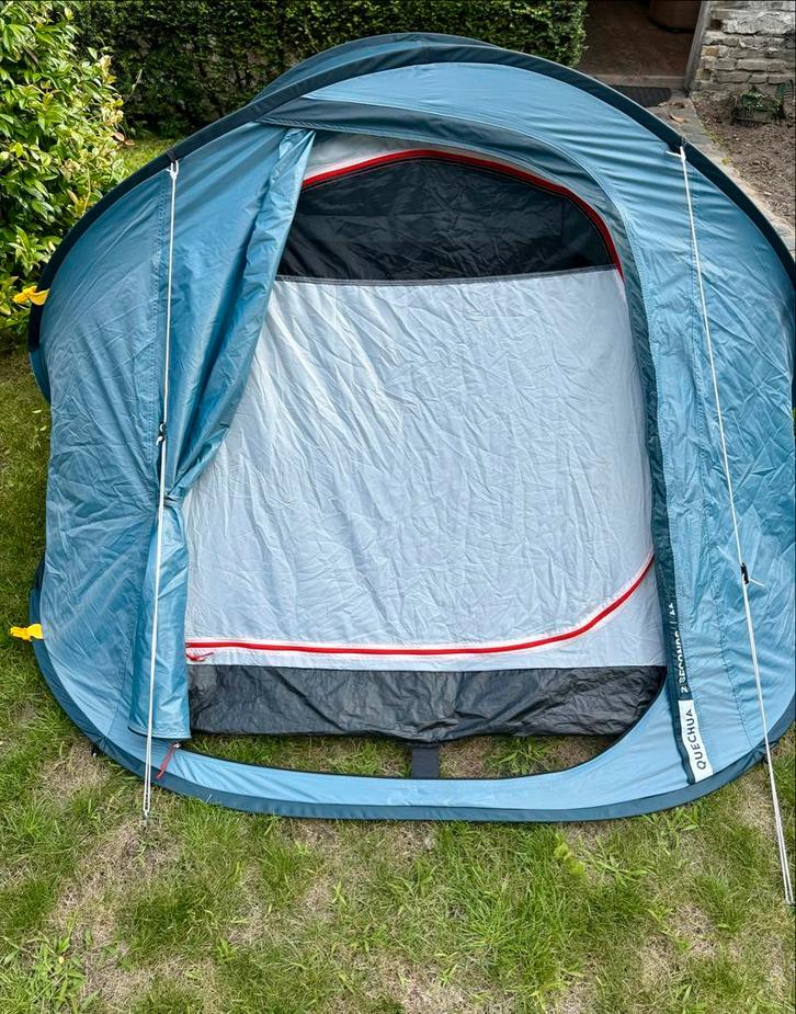 Quechua 2 Seconds Easy Tent - 2 personen, Caravans en Kamperen, Tenten, tot en met 2, Zo goed als nieuw, Ophalen