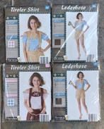 Oktoberfest Tiroler Shirt en Lederhose S en M, Ophalen, Nieuw