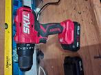 Skil schroef/klop/boormachine, Doe-het-zelf en Verbouw, Gereedschap | Boormachines, Ophalen of Verzenden, Zo goed als nieuw, Boormachine