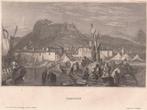 Corinth Korinthe Griekenland Staalgravure ca. 1830, Antiek en Kunst, Ophalen of Verzenden