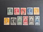 1923 25-jarig regeringsjub Kon Wilh NVPH nr 121-131 gestemp, Postzegels en Munten, Postzegels | Nederland, Verzenden, T/m 1940