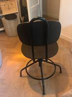 Zwarte Ikea bureaustoel - Retro model, Huis en Inrichting, Stoelen, Ophalen, Gebruikt, Zwart, Metaal