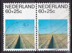 Nederland NVPH 1218 paar gestempeld, Postzegels en Munten, Verzenden, Na 1940, Gestempeld