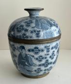 Chinees porselein - dekselpotje, Ophalen of Verzenden