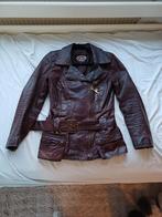 Getailleerd leren jasje - Maat S/36, Bruin, Hifa, Ophalen of Verzenden, Maat 36 (S)