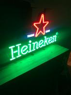 Mooie led verlichting Heineken, Verzamelen, Biermerken, Ophalen of Verzenden, Zo goed als nieuw, Reclamebord, Plaat of Schild