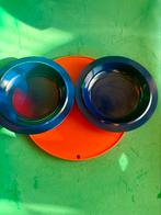 Retro kunststof kommetjes donker blauw Rosti Mepal, Kunststof, Schaal, Rond, Ophalen of Verzenden