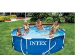 Complete set opzetzwembad Intex  305 met toebehoren, Ophalen, Gebruikt, Minder dan 80 cm, Rond