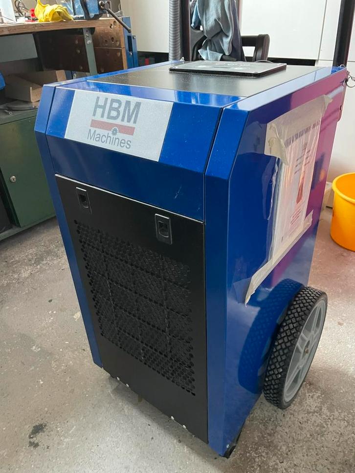 Hbm Bouwdroger 90 met losse opvangbak (15,- per dag), Doe-het-zelf en Verbouw, Ventilatie en Afzuiging, Zo goed als nieuw, Afzuiger