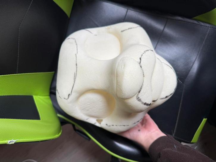 Fursuit miscast headbases, Hobby en Vrije tijd, Kostuums, Theaterbenodigdheden en LARP, Zo goed als nieuw, Verzenden