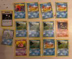 Vintage Pokémon Kaarten Fossil Serie, Ophalen of Verzenden, Gebruikt, Meerdere kaarten