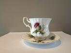 Royal Albert Kop en Schotel - Distel Design, Ophalen of Verzenden, Zo goed als nieuw, Overige stijlen, Kop(pen) en/of Schotel(s)