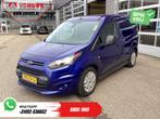 Ford Transit Connect 1.0 100 pk Trend BENZINE MARGE 3 Pers/, Auto's, Bestelauto's, Voorwielaandrijving, Gebruikt, Euro 6, Blauw
