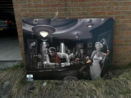 Retro Wandpaneel - Marilyn Monroe, James Dean & Elvis, Huis en Inrichting, Woonaccessoires | Schilderijen, Tekeningen en Foto's