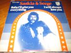 Saskia + Serge: Baby, I`ll give you everything (NO75), Ophalen of Verzenden, Zo goed als nieuw, Pop, Single