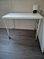 Ikea Linnmon/Krille bureau - wit, 100x60 cm, Ophalen, 100 tot 150 cm, 50 tot 100 cm, Zo goed als nieuw