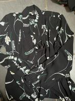 Ann taylor blouse xs 34 zwart groen gebloemd netjes bloesje, Ophalen of Verzenden