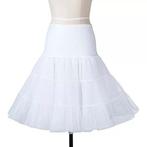 Rock&roll petticoat tutu wit, Verzenden, Wit, Nieuw, Tutu