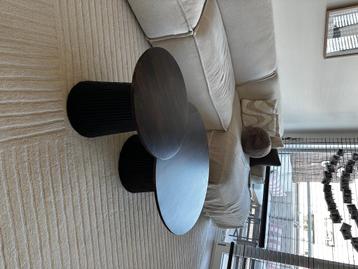 Tweedelige houten salontafel (Gigameubel) 
