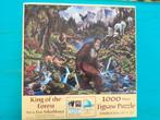 Puzzel bigfoot king of the forest 1000 stukjes sunsout, Ophalen, 500 t/m 1500 stukjes, Zo goed als nieuw, Legpuzzel