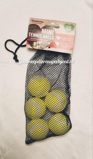 Hondenspeelgoed    "  Mini tennisballen met en zonder piep " beschikbaar voor biedingen