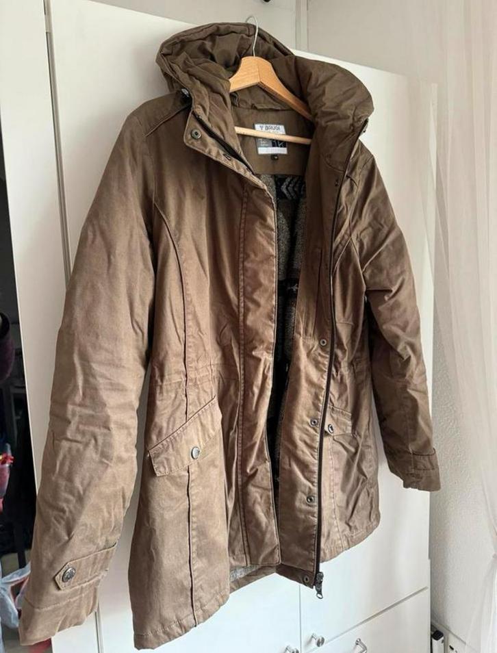 Brugi gewatteerde winterjas - Maat 46 - Zo goed als nieuw, Kleding | Dames, Jassen | Winter, Zo goed als nieuw, Maat 46/48 (XL) of groter