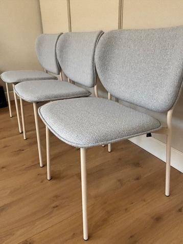 3 Fest Eve Eetkamerstoelen - Zand Frame beschikbaar voor biedingen