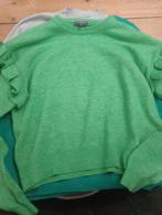 Groene Trui met Ruffles - Maat xl Twoday Two day, Twoday, Maat 46/48 (XL) of groter, Ophalen of Verzenden, Zo goed als nieuw