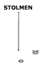 Ikea stolmen palen grijs, Ophalen, 25 tot 50 cm, 50 tot 100 cm, Minder dan 100 cm